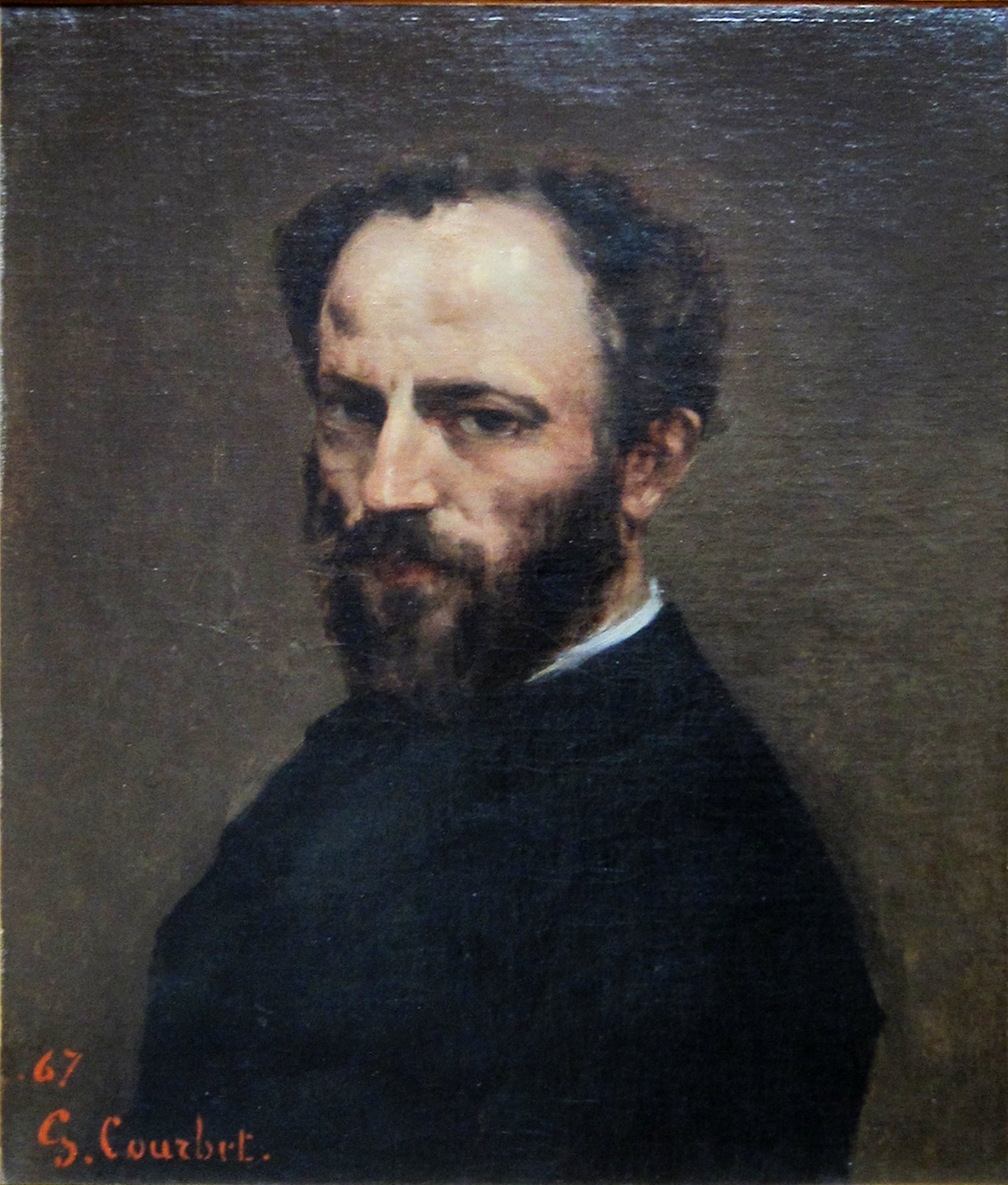 Portrait d'Amand Gautier (1825-1894), peintre - Gustave Courbet