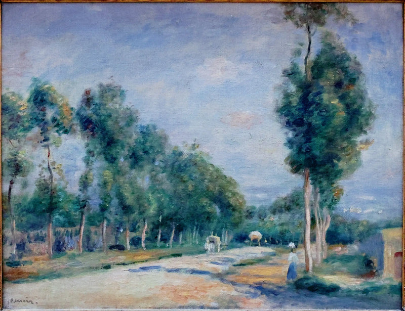 Route de Versailles à Louveciennes - Pierre-Auguste Renoir