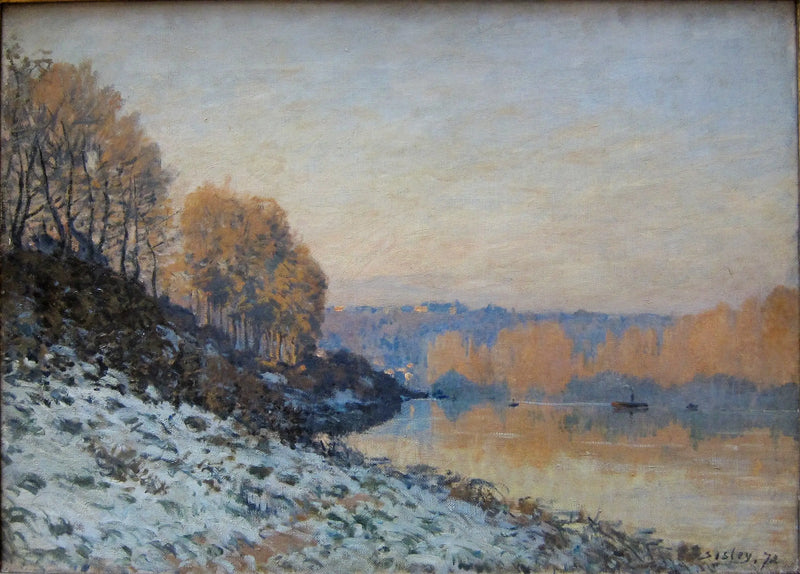 Port-Marly, gelée blanche - Alfred Sisley