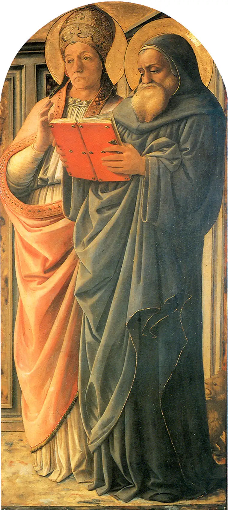 Gregory and Jerome, Doctors of the Church - Fra Filippo Lippi