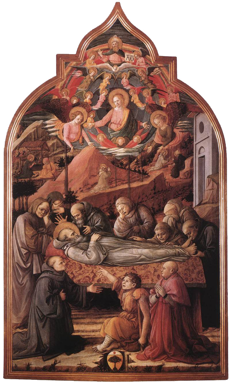 Funeral of St. Jerome - Fra Filippo Lippi