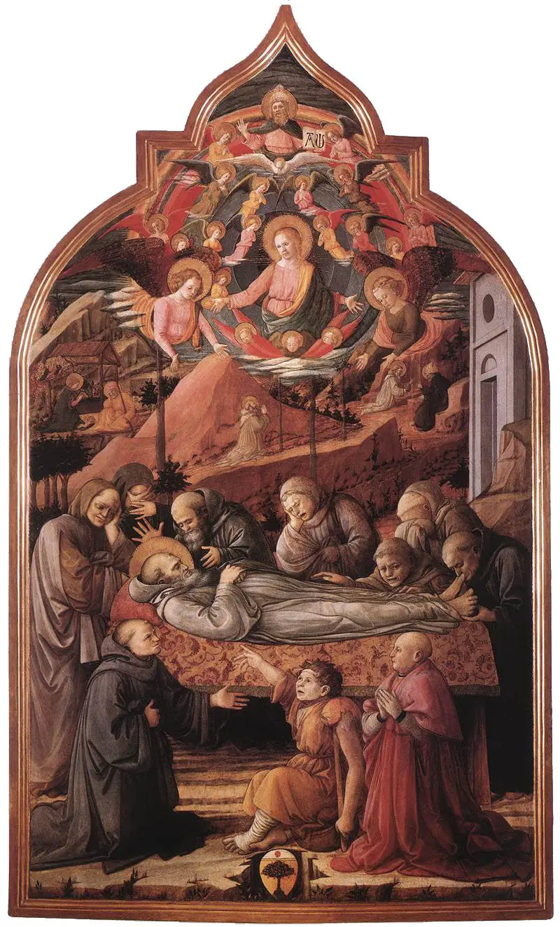 Funeral of St. Jerome - Fra Filippo Lippi