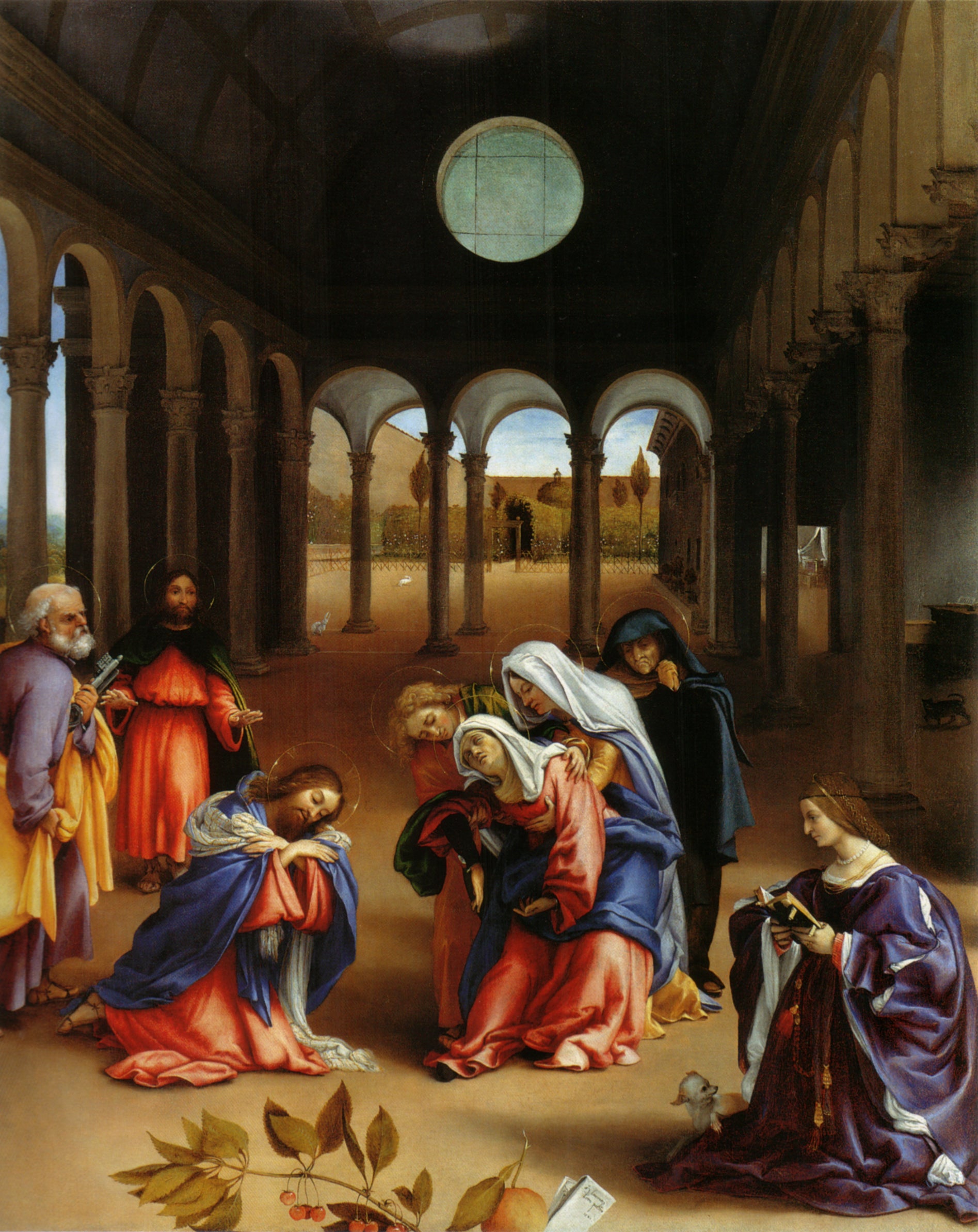 Les Adieux du Christ à sa mère - Lorenzo Lotto