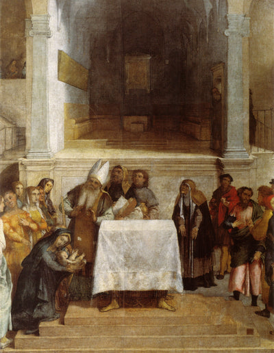 La Présentation au Temple - Lorenzo Lotto - Alpha Reproduction