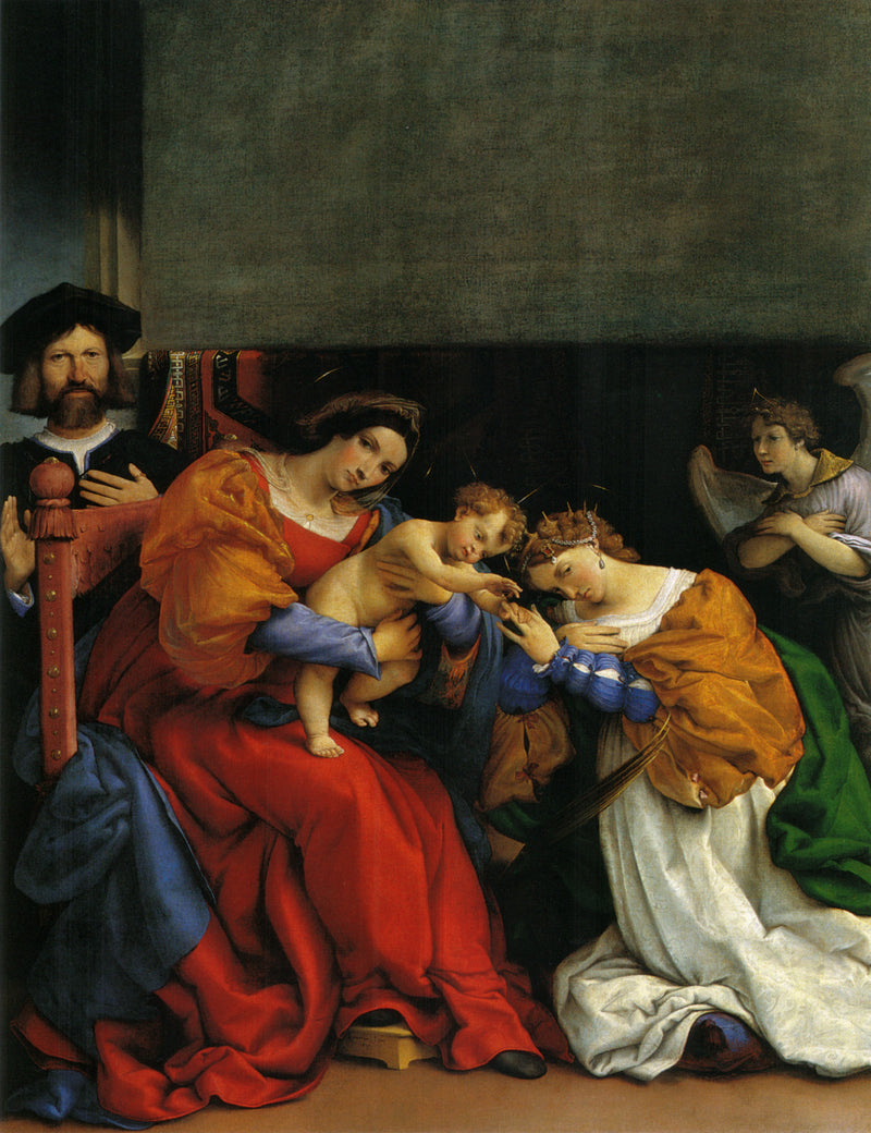 Le Mariage mystique de Sainte Catherine - Lorenzo Lotto