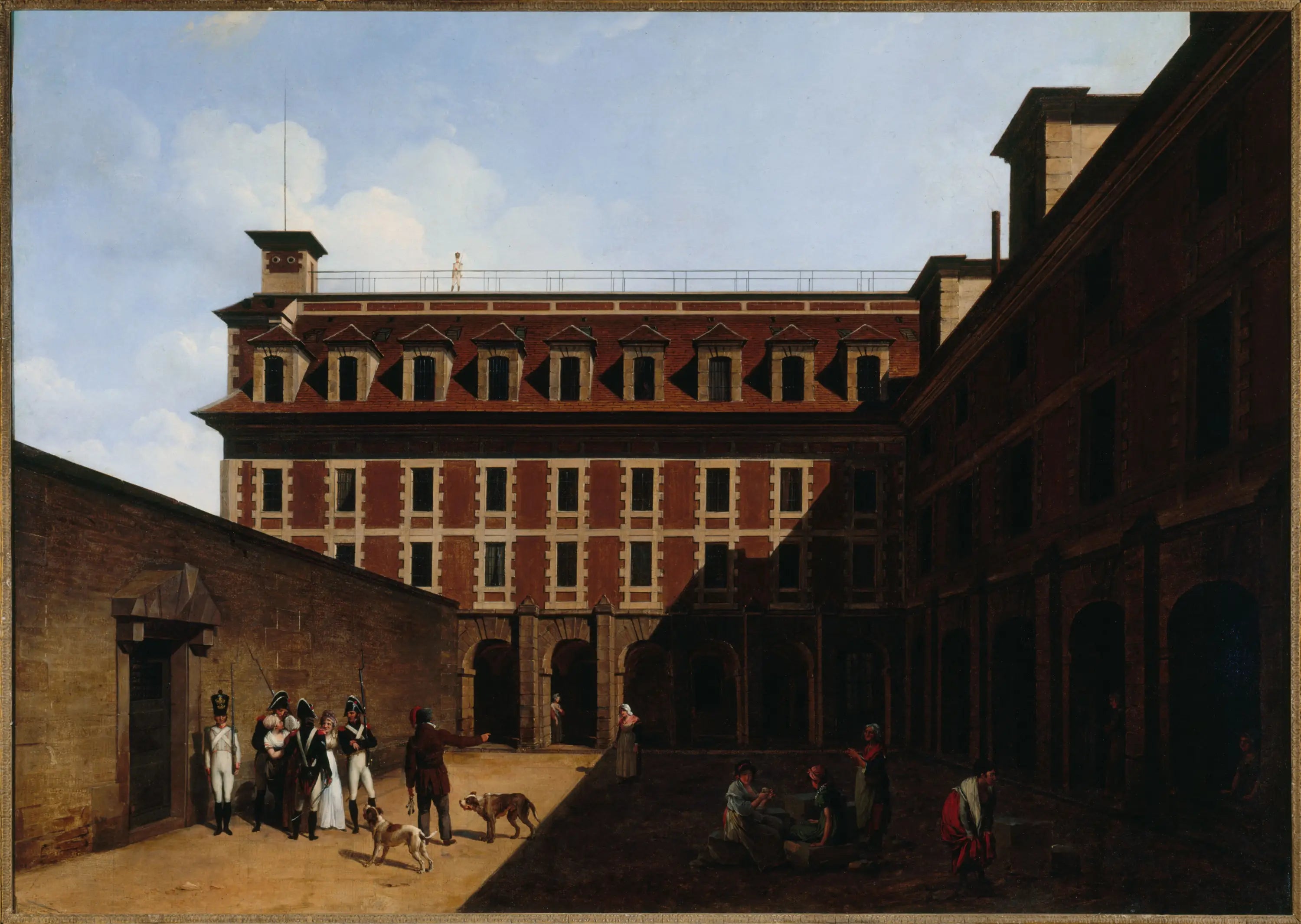 La prison des Madelonnettes rue des Fontaines - Louis-Léopold Boilly - Alpha Reproduction