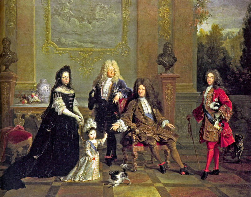 Louis XIV de France et sa famille - Nicolas de Largillière