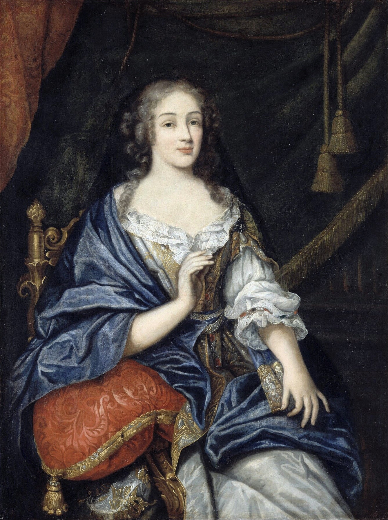 Louise-Françoise de la Baume Le Blanc, Mademoiselle de la Vallière, duchesse de Vaujours (1644-1710) - Jean Nocret