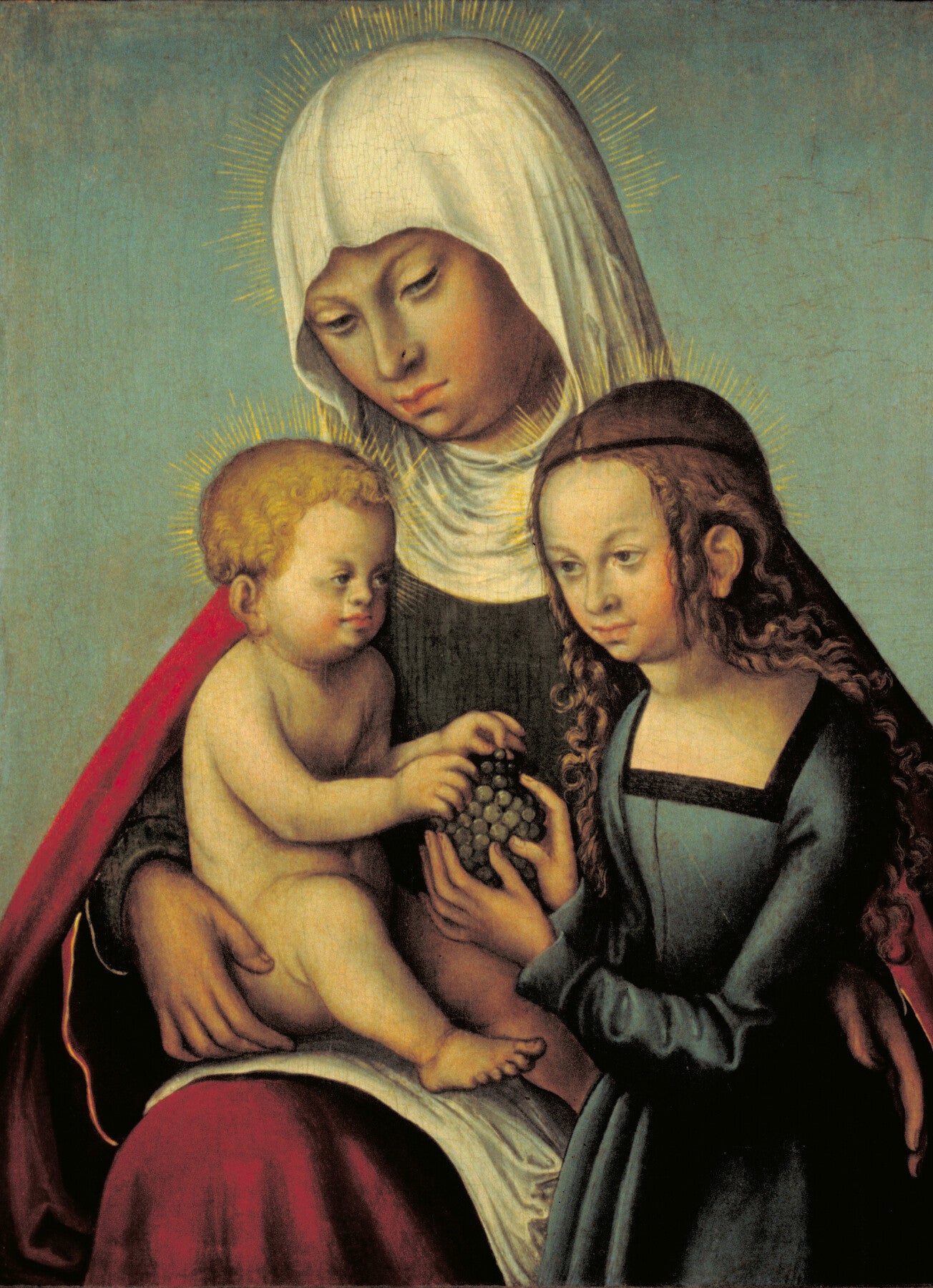 La Vierge à l'Enfant avec sainte Anne - Lucas Cranach the Elder