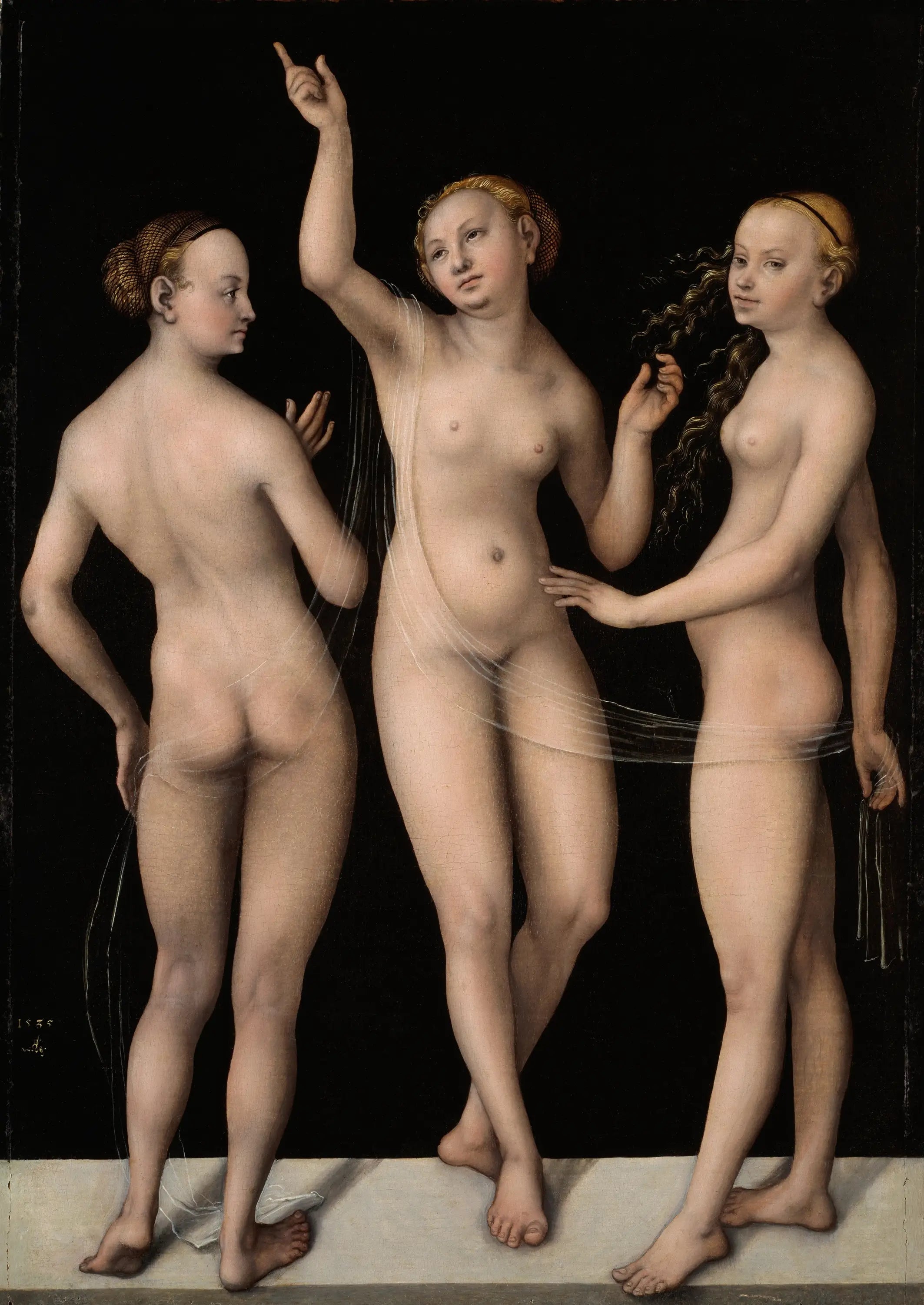 Les Trois Grâces - Lucas Cranach the Elder - Alpha Reproduction