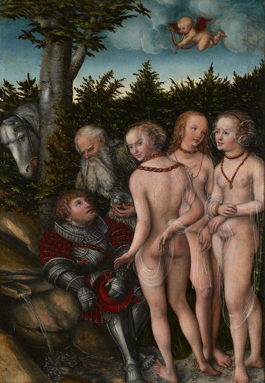 Le Jugement de Pâris - Lucas Cranach the Elder
