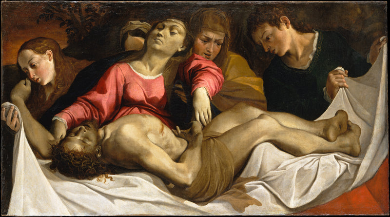 La lamentation sur le corps du Christ mort - Ludovico Carracci