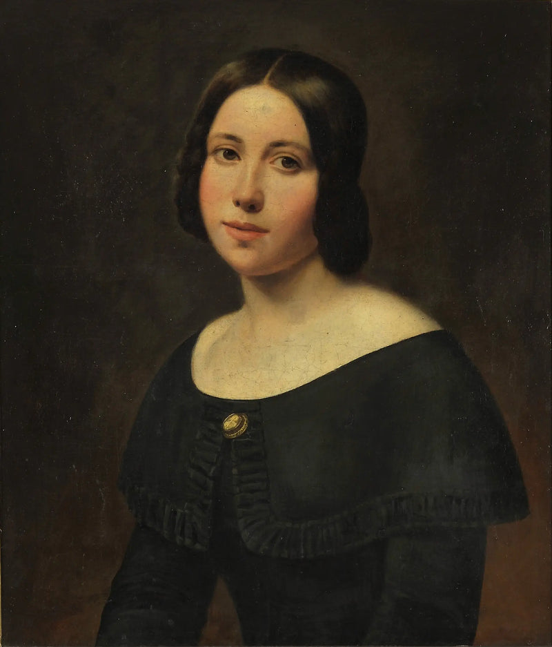 Portrait d'une jeune fille - Ludwig Knaus