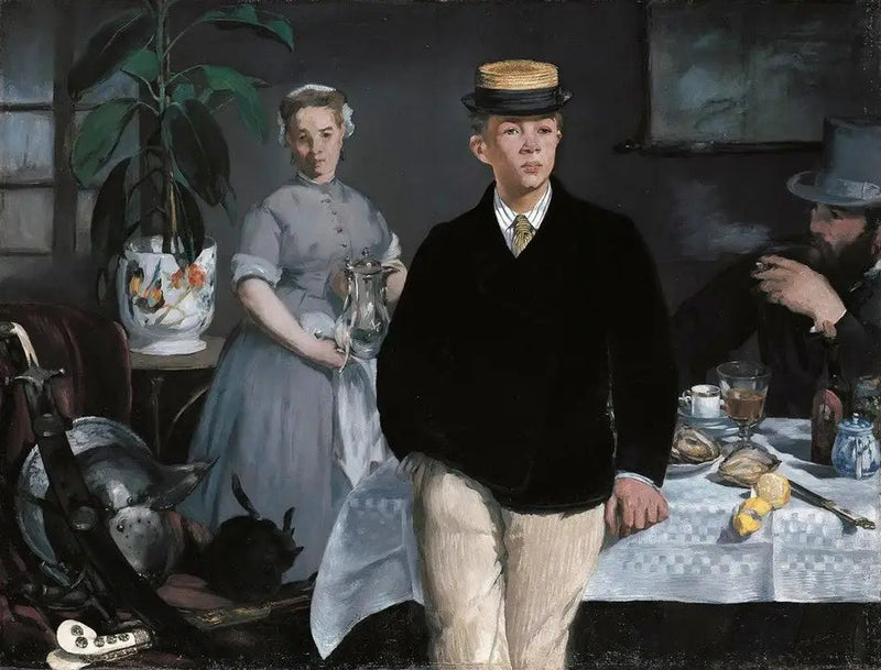 Le Déjeuner dans l'atelier - Édouard Manet