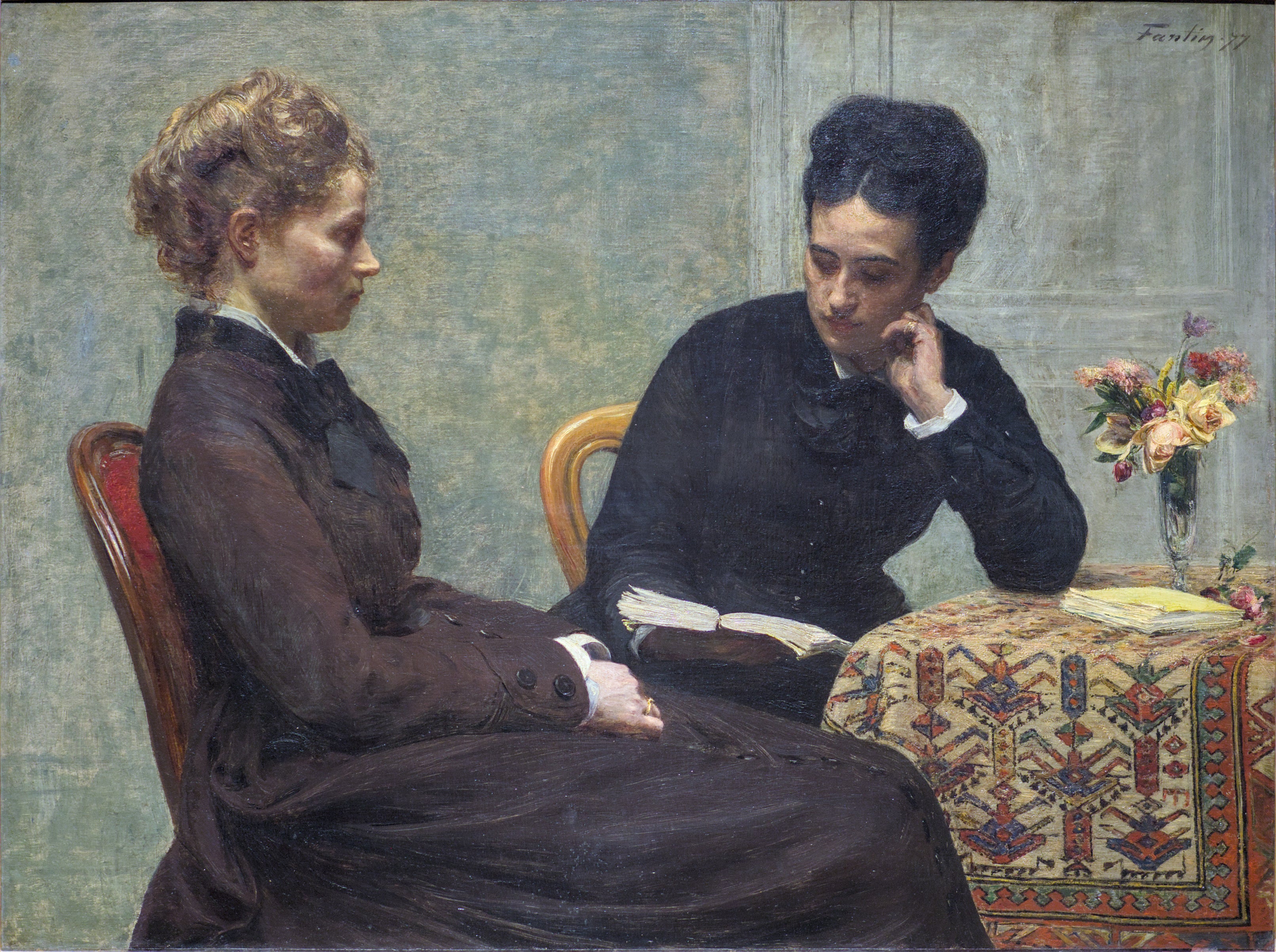 La Lecture - Henri Fantin-Latour