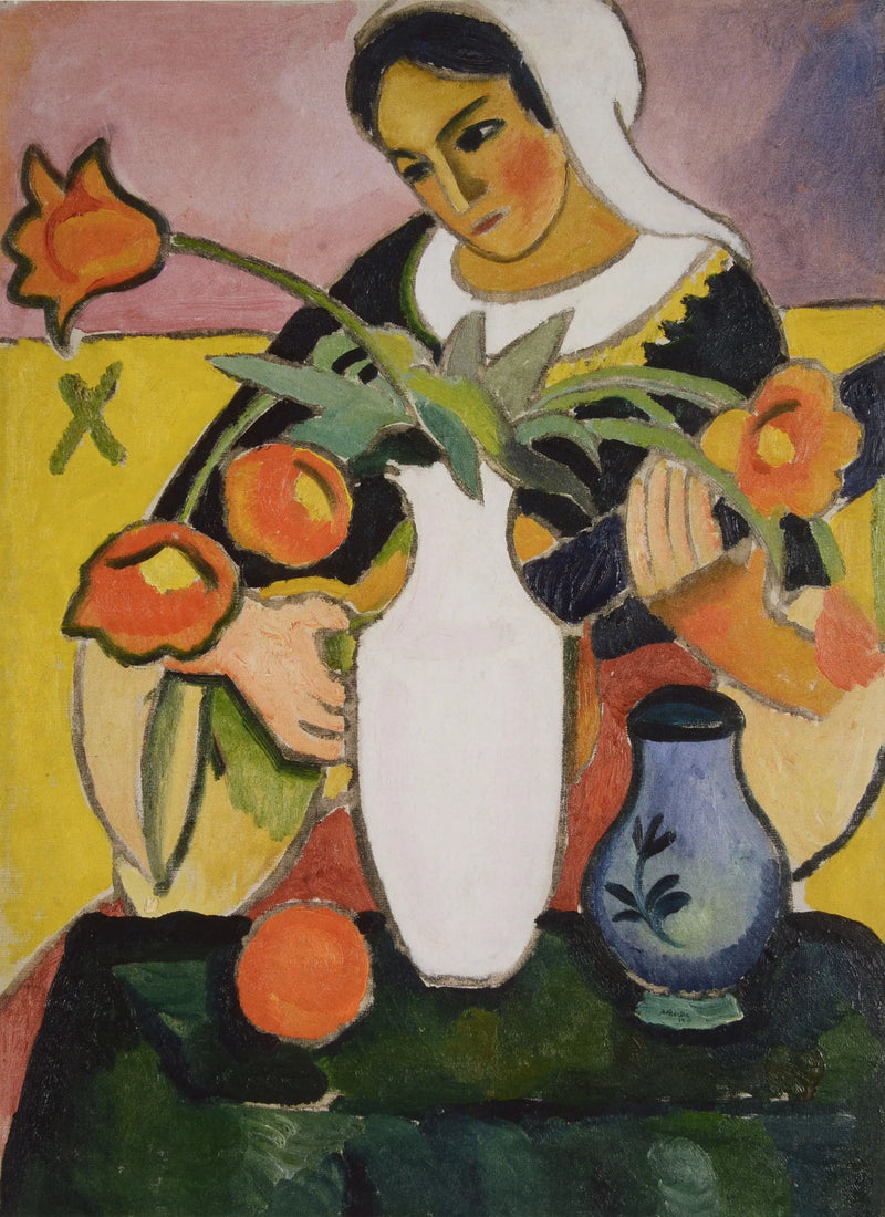 Joueuse de luth - August Macke