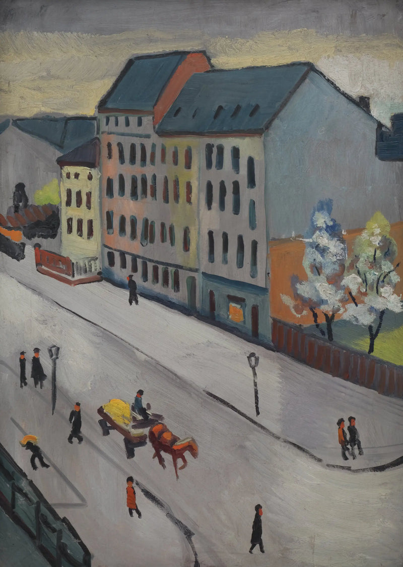 Notre rue à Grau - August Macke
