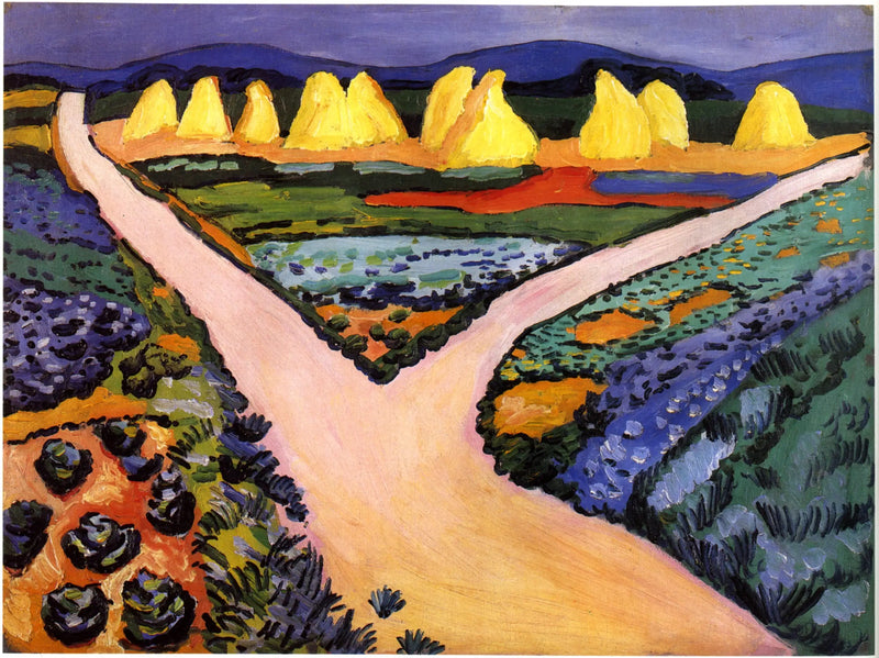 Champs potagers - August Macke