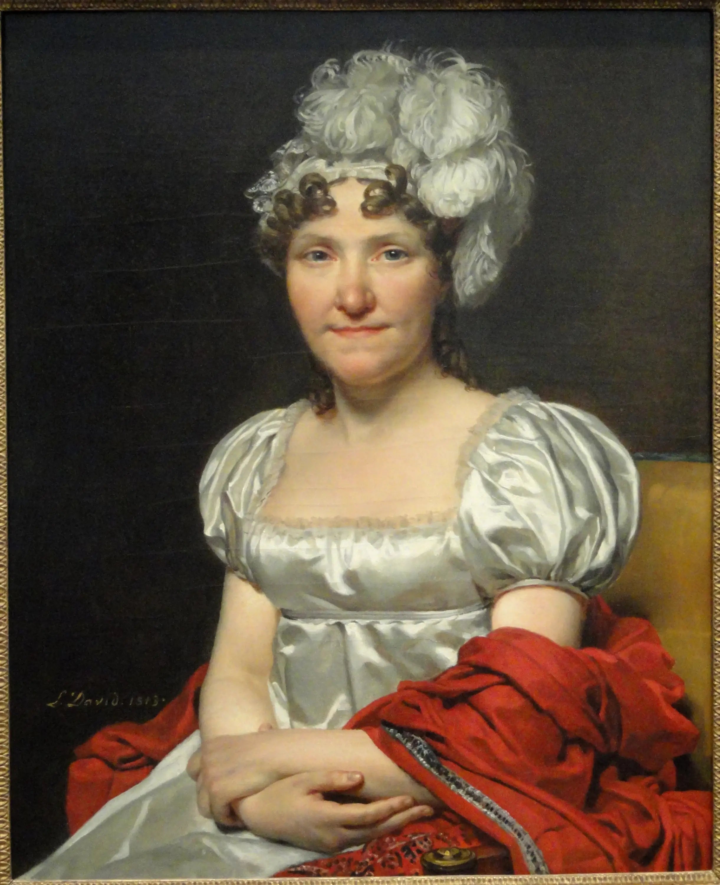 Reproduction du tableau « Portrait de Charlotte David - Jacques-Louis David » par Alpha Reproduction en peinture à l’huile