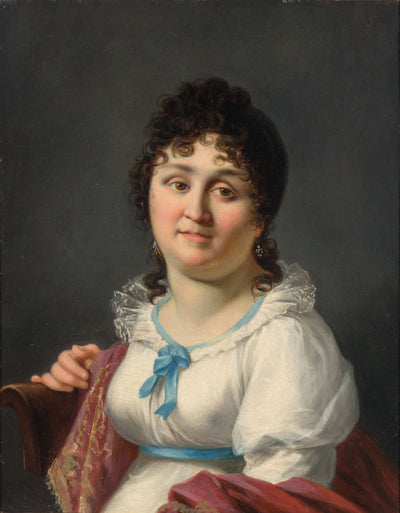 Madame Regnault au ruban bleu - Jean-Baptiste Regnault