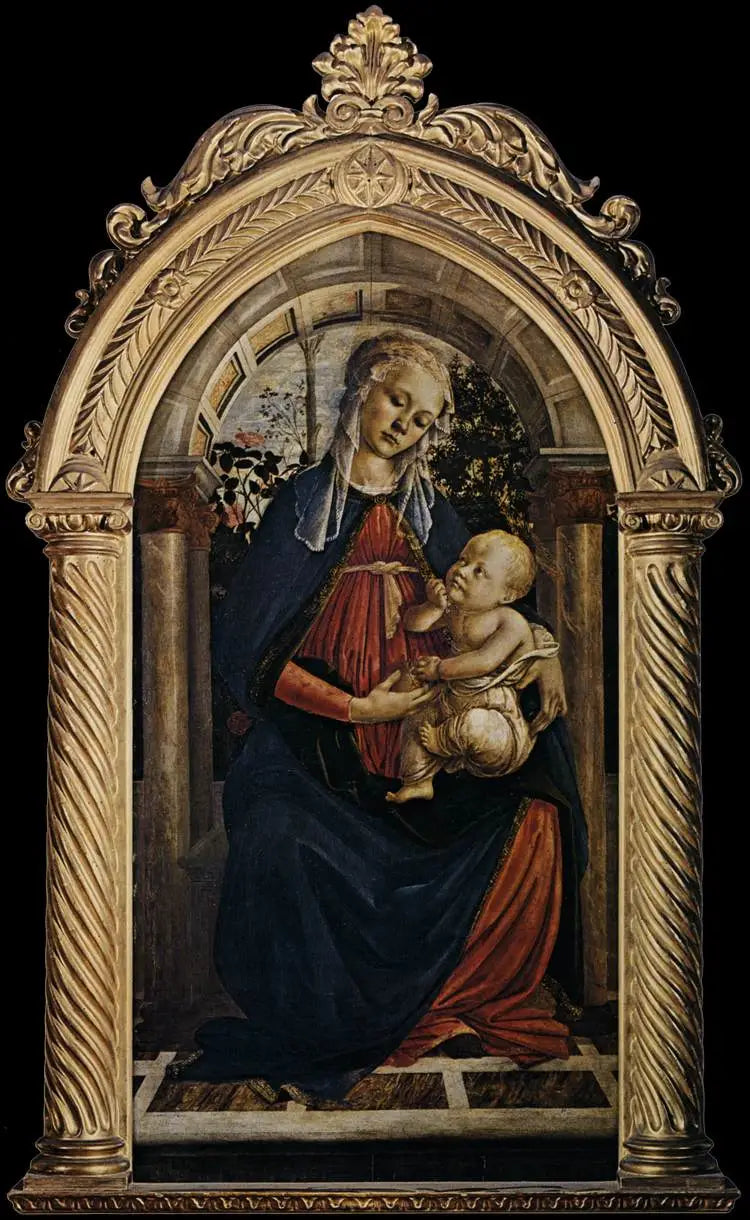 La Vierge à la roseraie - Sandro Botticelli