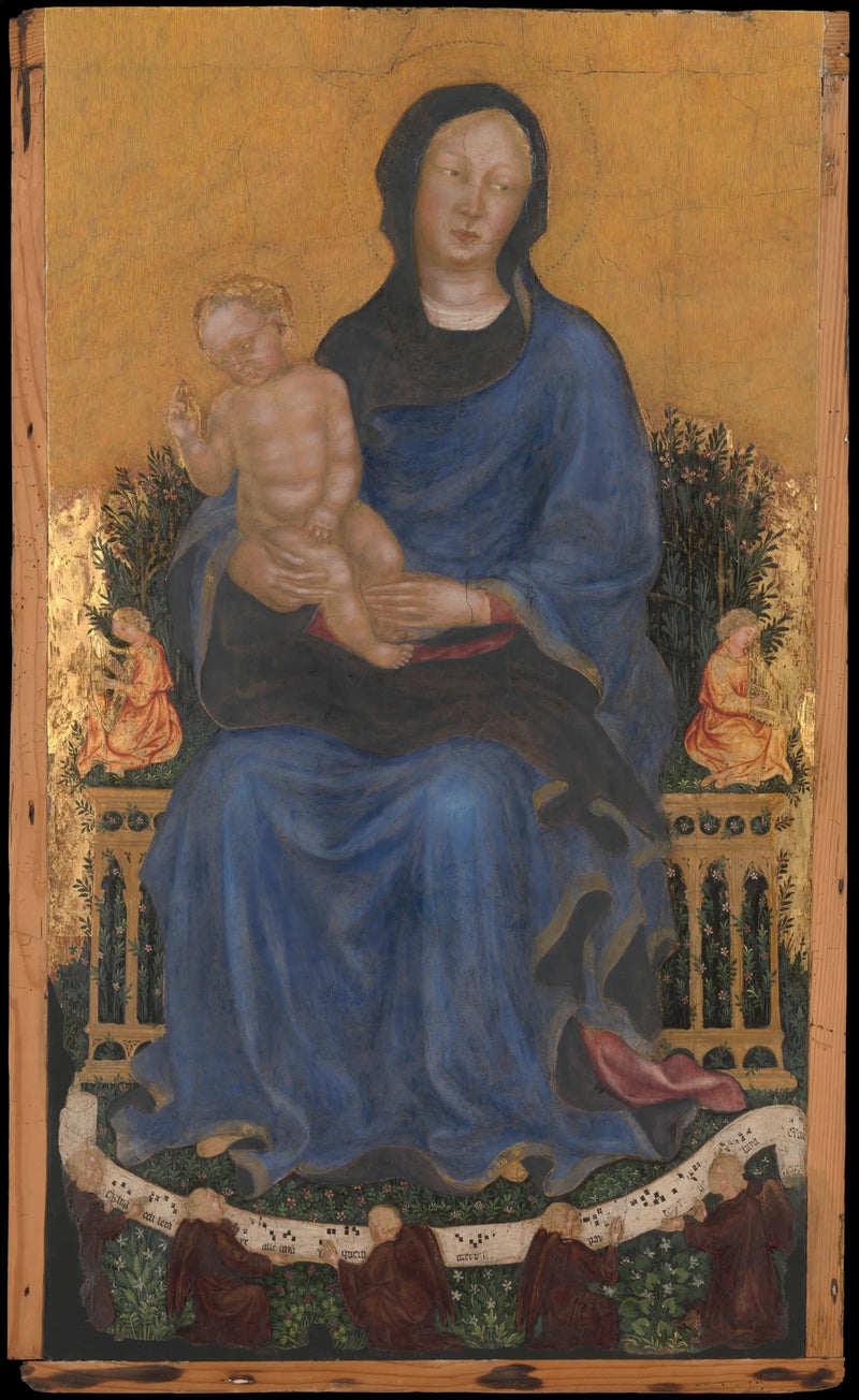 Vierge et l'Enfant avec des anges - Gentile da Fabriano