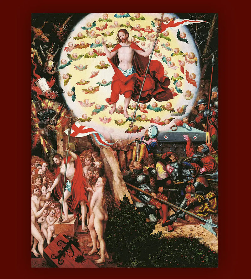 Autel de la Madeleine : La Résurrection [panneau central] - Lucas Cranach the Elder