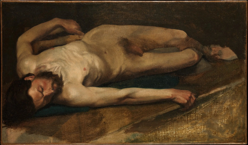 Nu masculin - Edgar Degas
