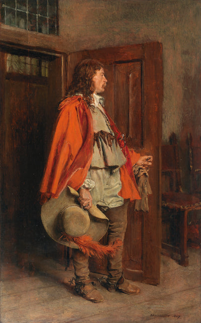 L'homme au manteau rouge - Ernest Meissonier