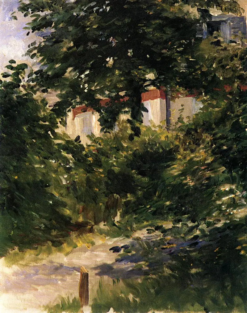 Chemin de jardin à Rueil - Édouard Manet