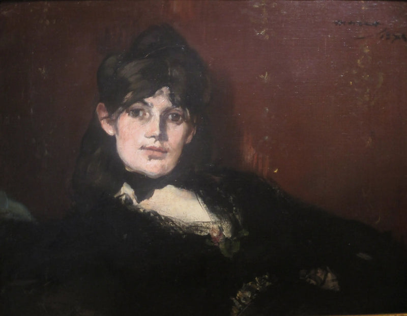 Portrait de Berthe Morisot étendue - Édouard Manet