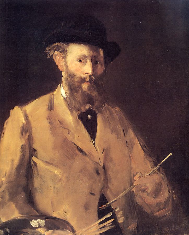 Autoportrait à la palette - Édouard Manet