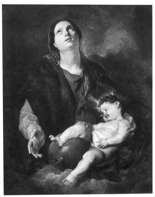 Marie avec l'enfant Jésus endormi - Antoine van Dyck