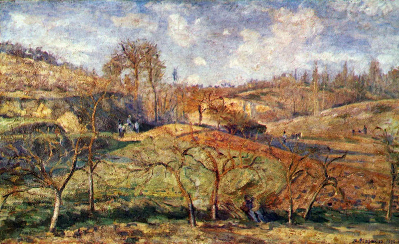 Soleil de mars, Pontoise - Camille Pissarro