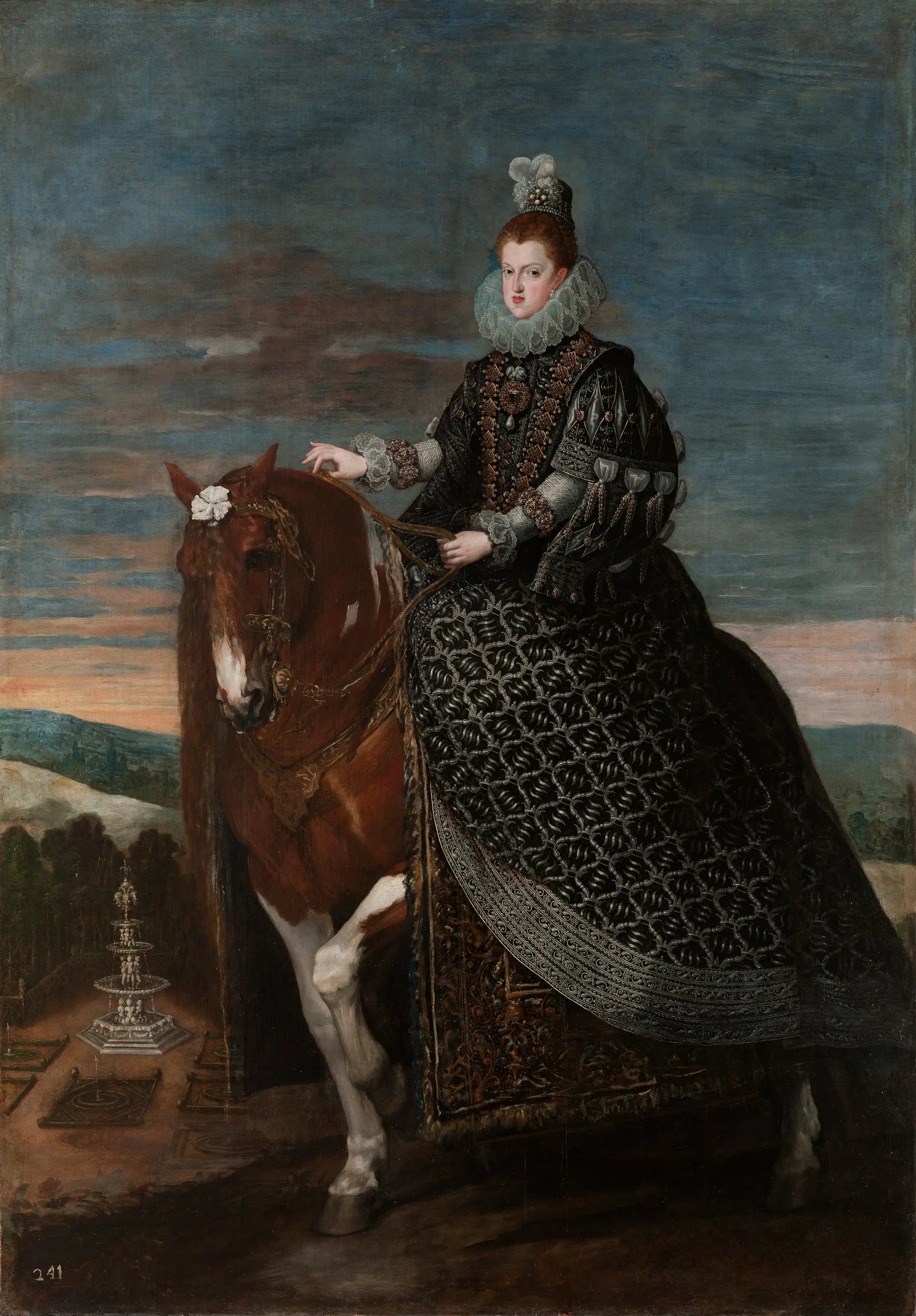La Reine Marguerite d’Autriche à cheval - Diego Velázquez - Alpha Reproduction