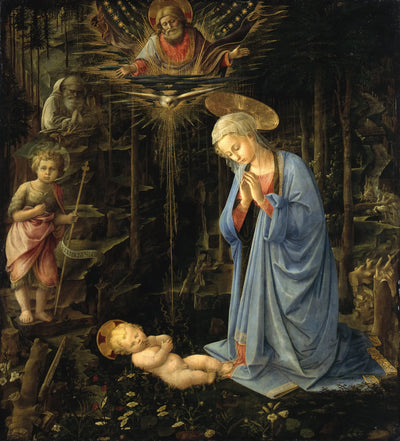 Adoration dans la forêt - Fra Filippo Lippi - Alpha Reproduction