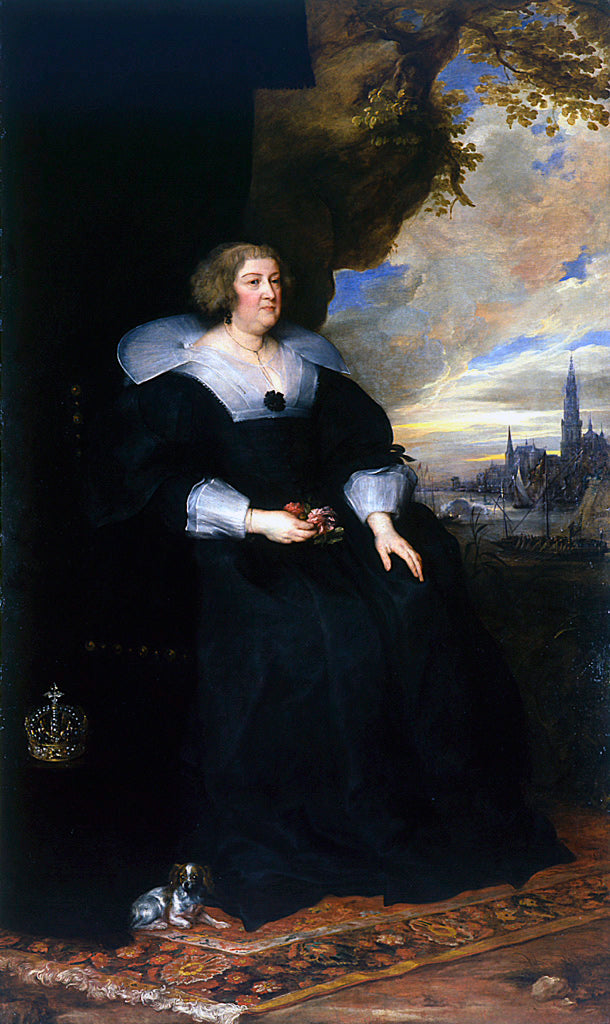 Portrait de Marie de Médicis - Antoine van Dyck