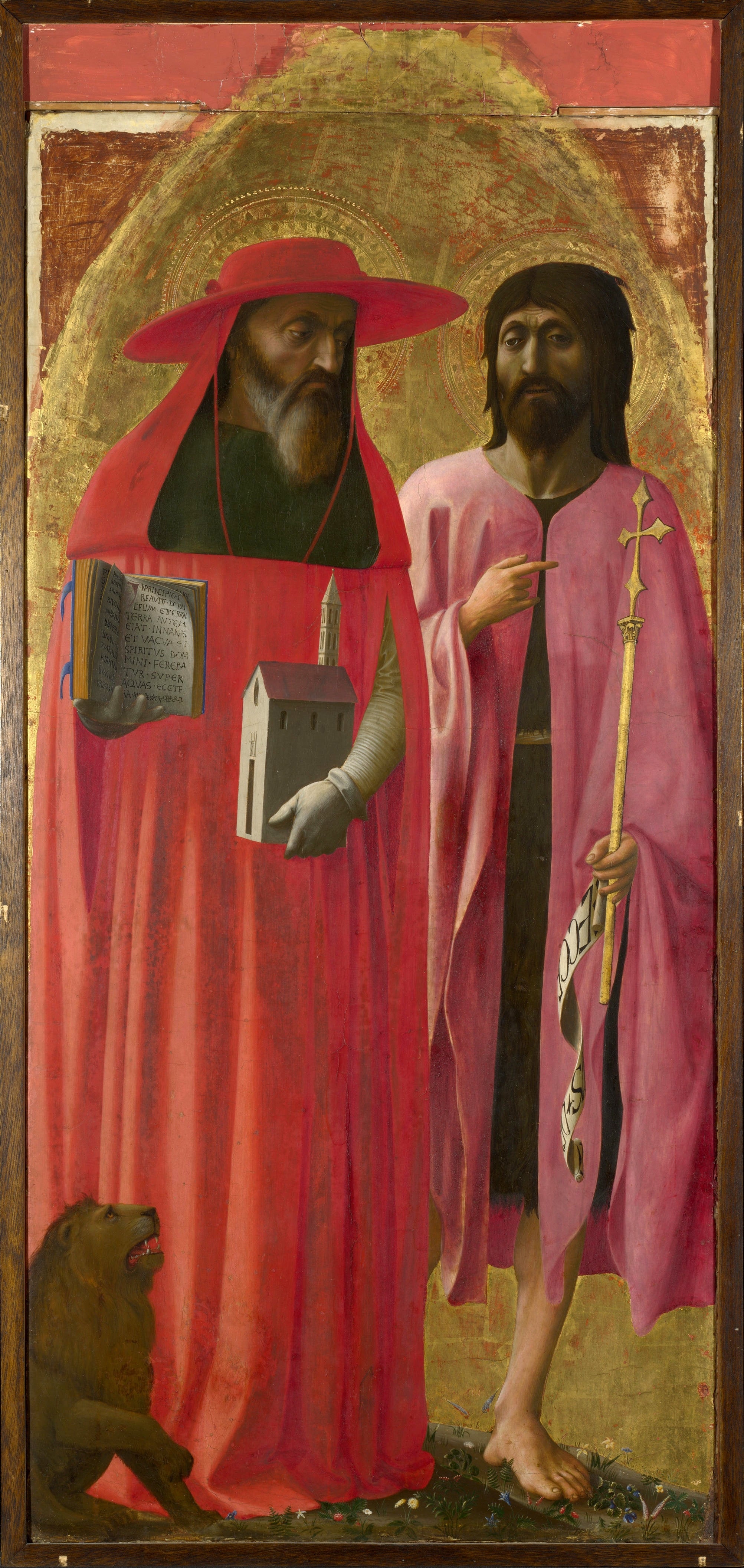 Saints Jérôme et Jean-Baptiste - Masaccio