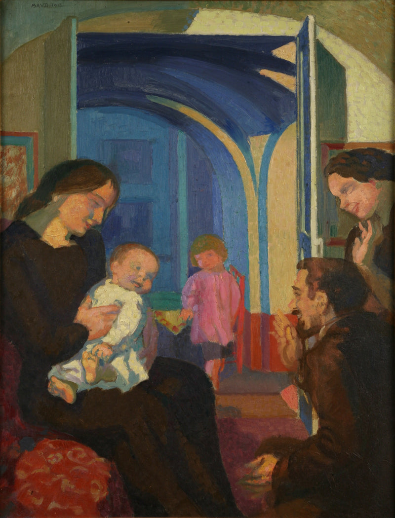 La visite du parrain - Maurice Denis