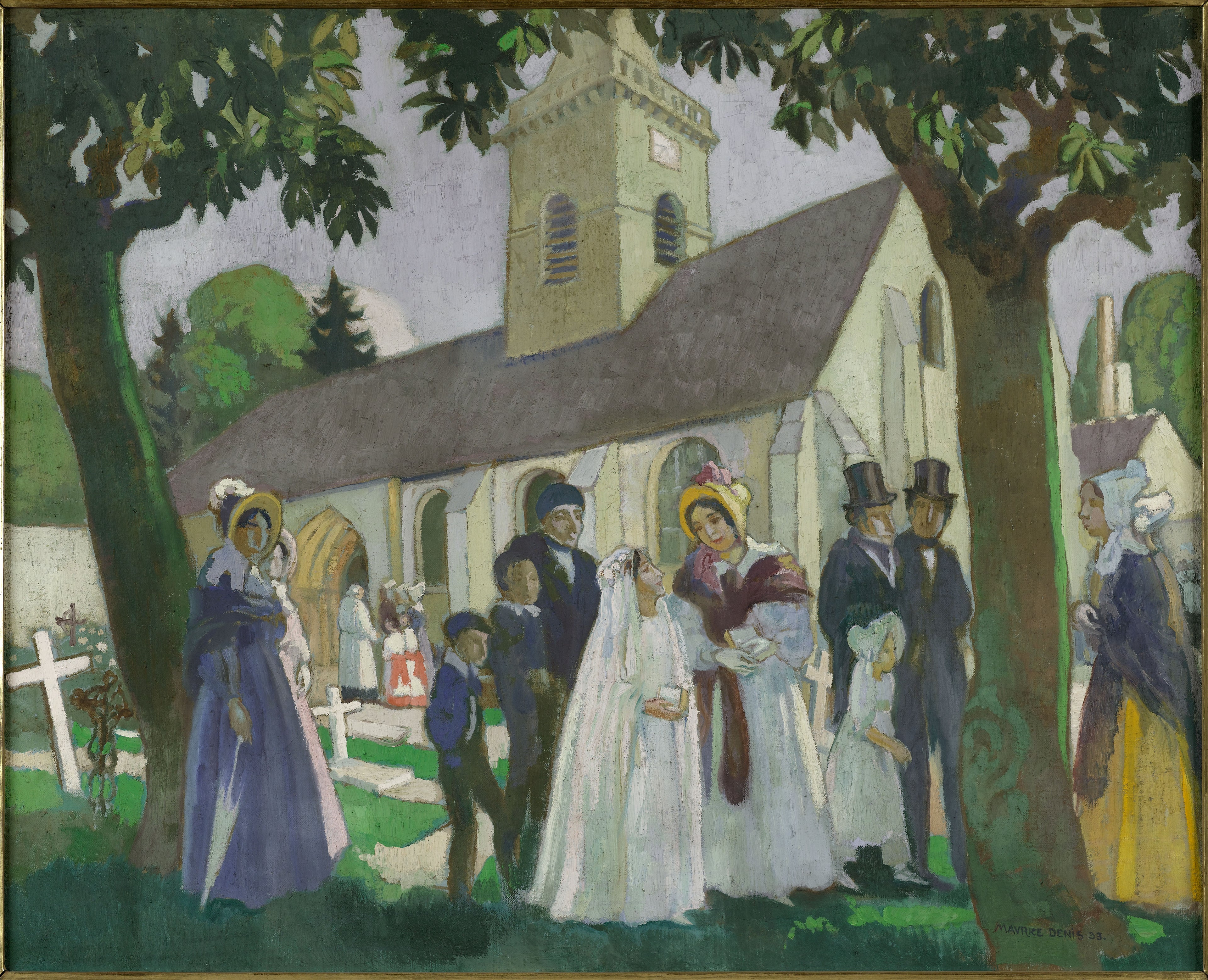 Première communion de Léopoldine à Fourqueux - Maurice Denis
