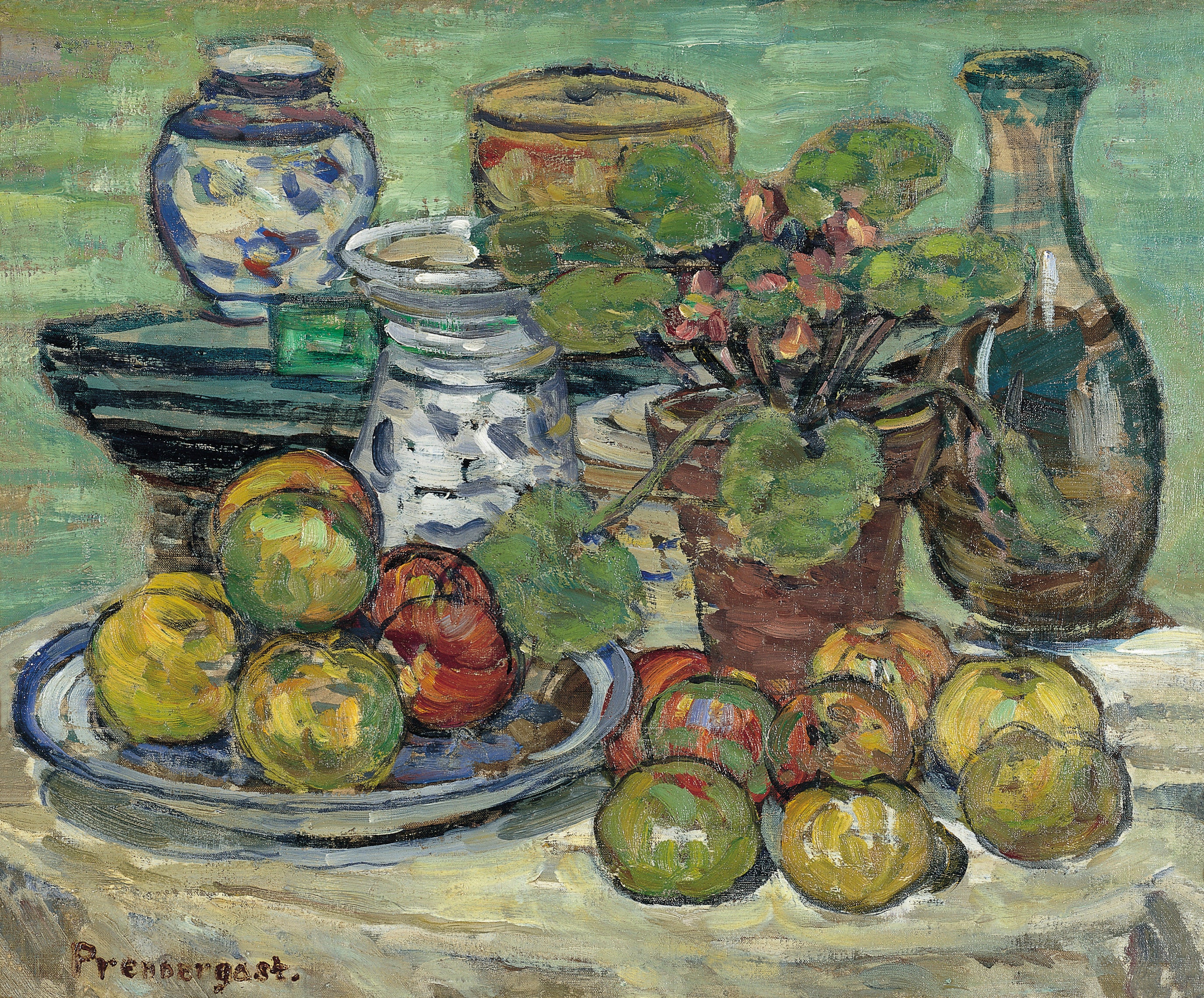 Nature morte aux pommes - Maurice Prendergast