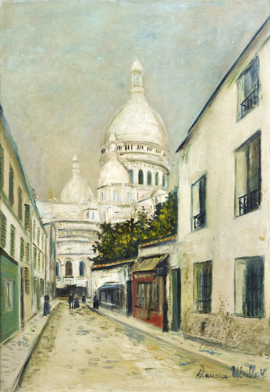 Rue Chevalier de la Barre, Montmartre (1917) - Maurice Utrillo