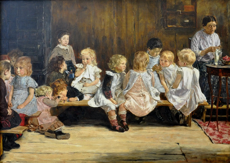 École maternelle à Amsterdam - Max Liebermann