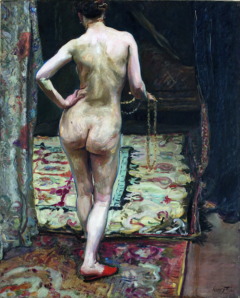 Female Nude from the Back - Max Slevogt