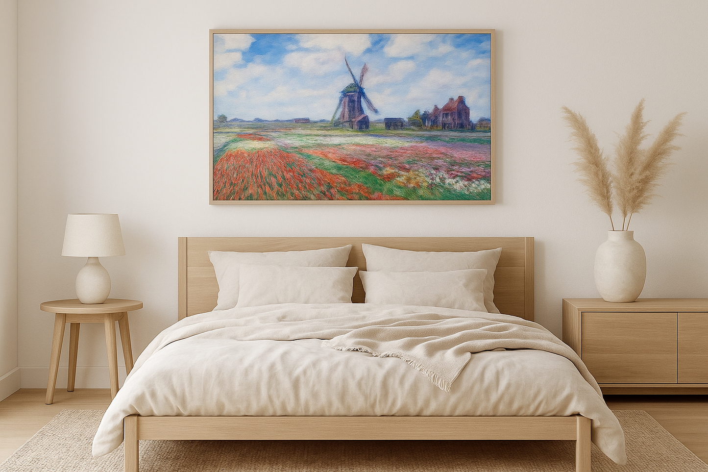 Champs de tulipes en Hollande – Claude Monet (1886)