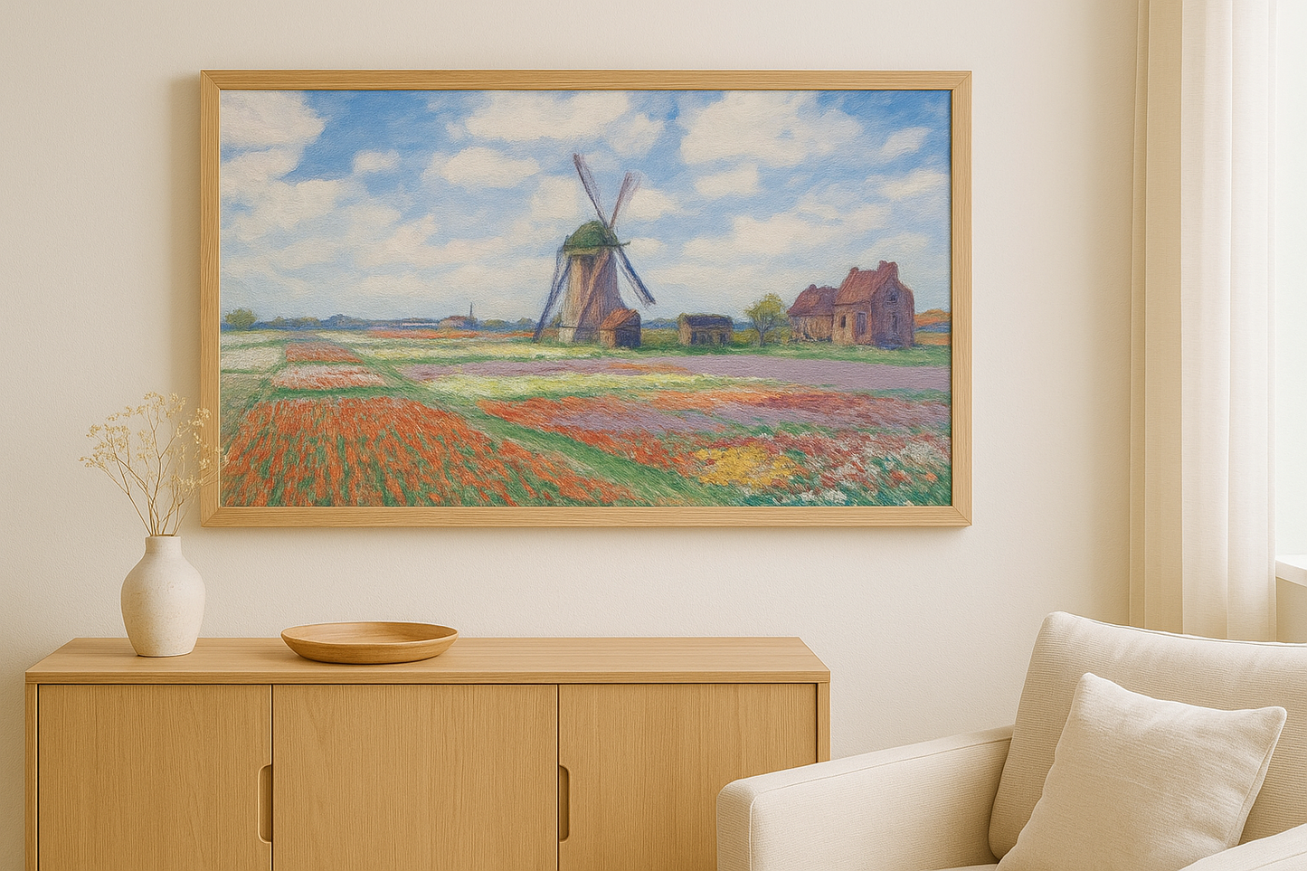 Champs de tulipes en Hollande – Claude Monet (1886)