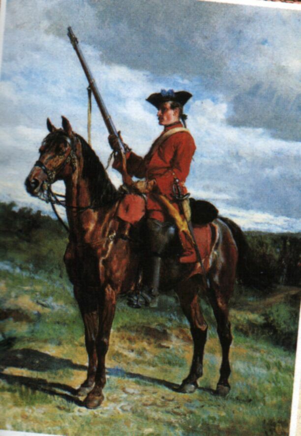 La vedette des dragons sous Louis XV - Ernest Meissonier