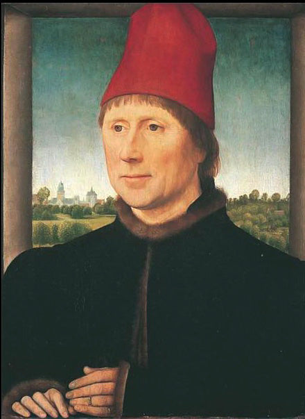 Portrait de l'homme au bonnet rouge - Hans Memling