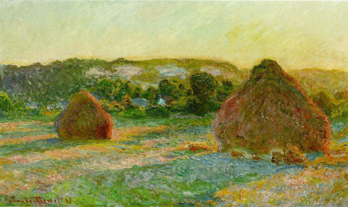 Meules, fin de l'été - Claude Monet