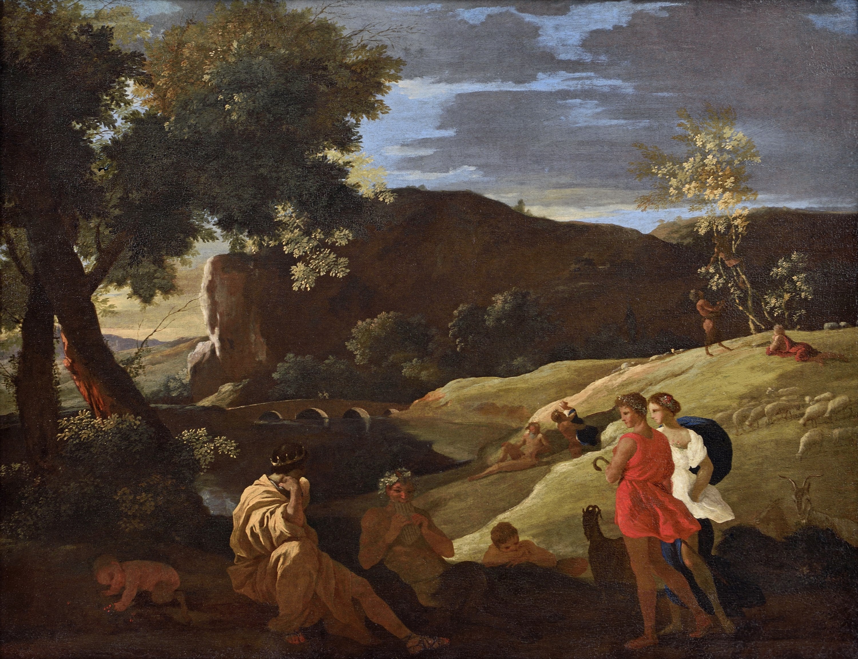 Midas, Pan et bergers - Nicolas Poussin
